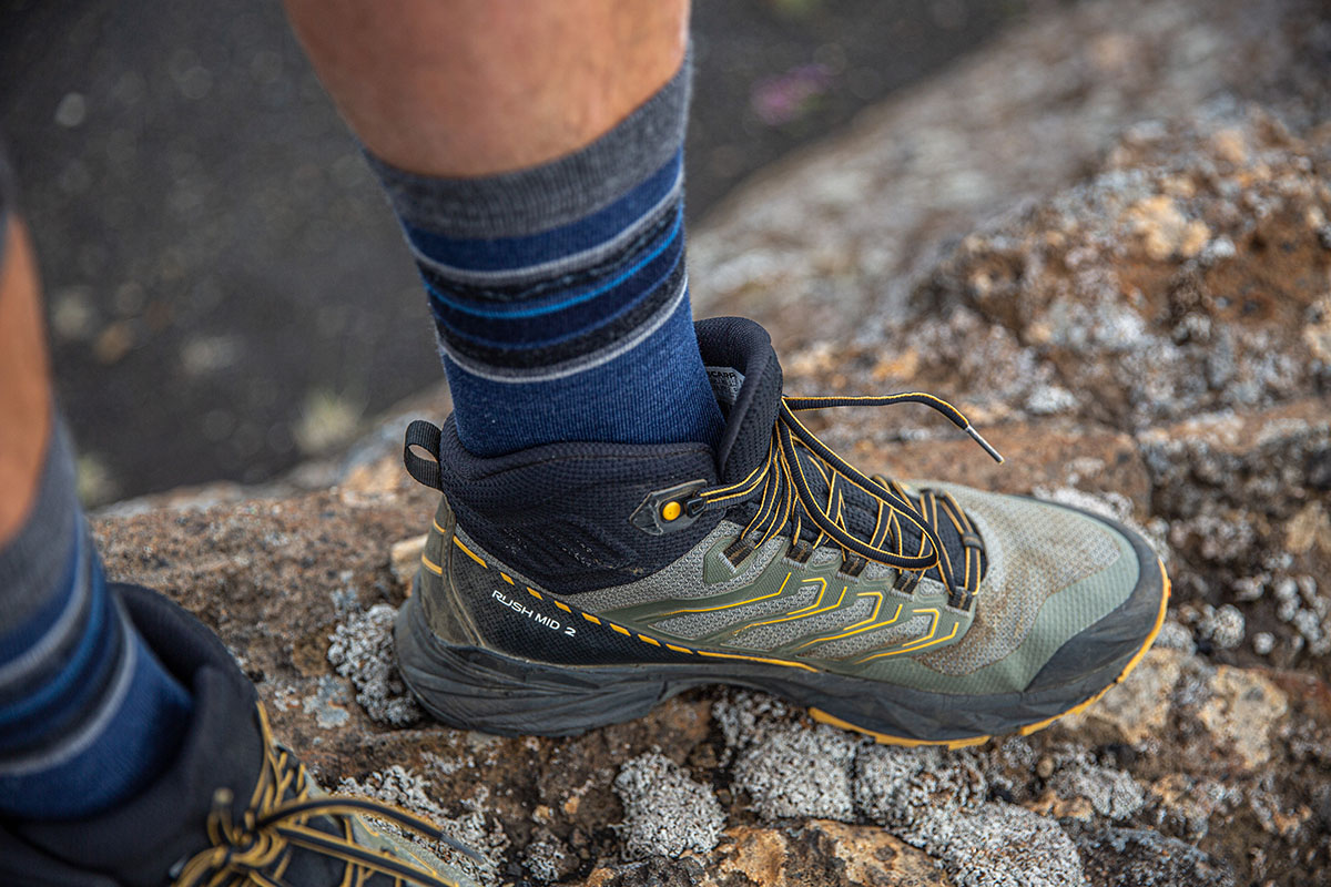 Scarpa Rush Mid 2 GTX hiking boots (view from top)